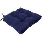 Indigo and Black Weave Indoor / Outdoor Patio Seat D Cushion