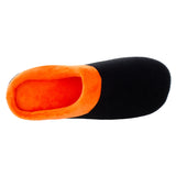 Black and Orange Clog Slipper