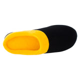 Black and Yellow Clog Slipper