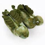 Stegosaurus Comfy Animal Slippers