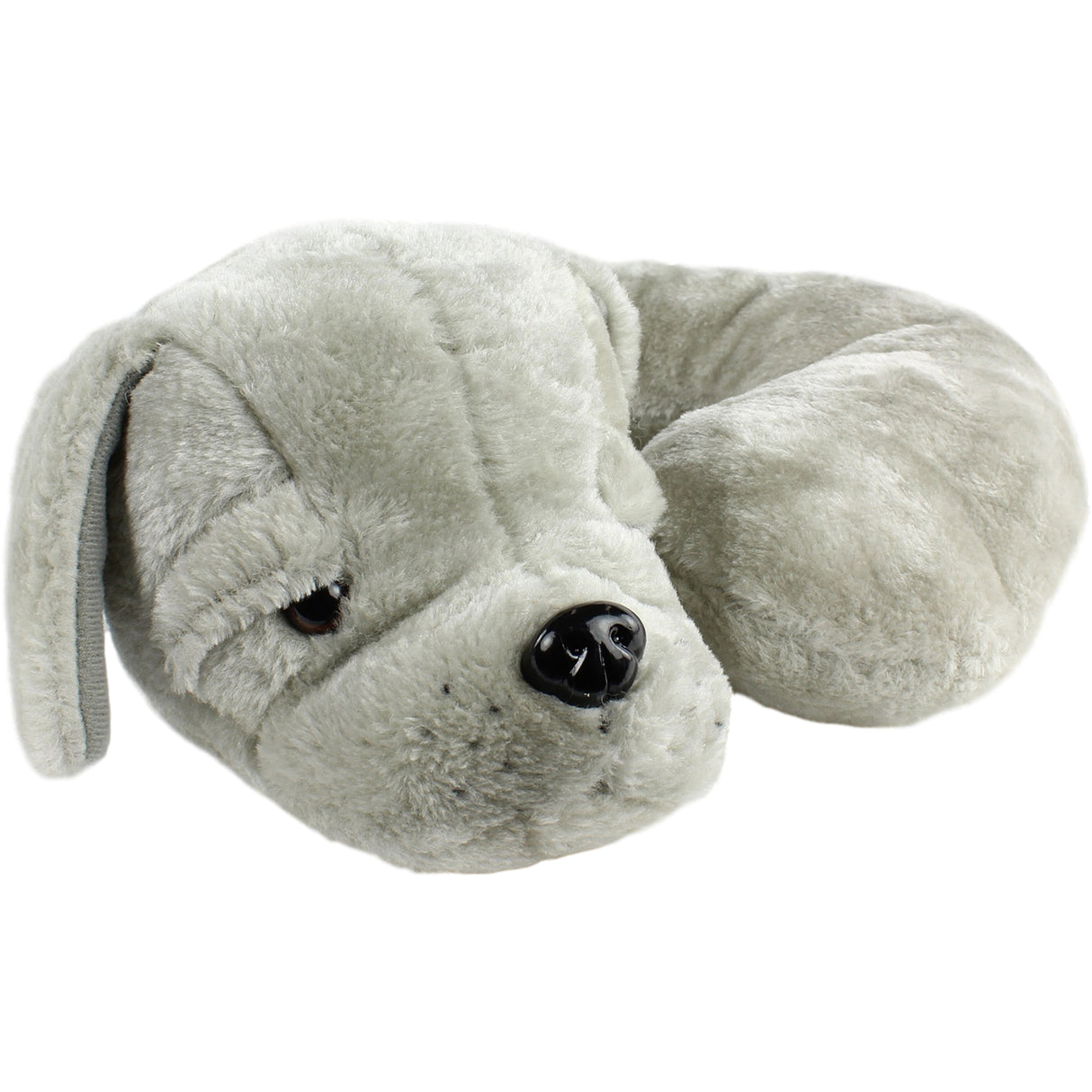 Gray Puppy Pillow Pal Neck Pillow