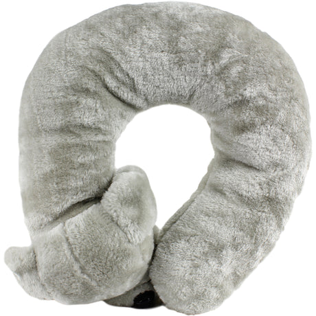 Gray Puppy Pillow Pal Neck Pillow
