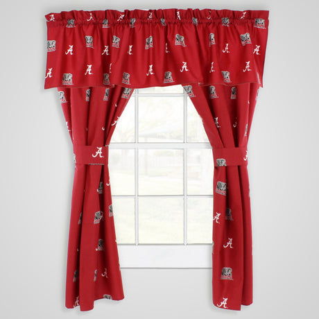 Alabama Crimson Tide Curtain Valance