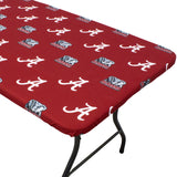 Alabama Crimson Tide Fitted Table Cover / Tablecloth:  3 Sizes Available