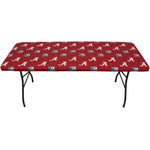 Alabama Crimson Tide Fitted Table Cover / Tablecloth:  3 Sizes Available