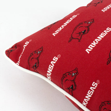 Arkansas Razorbacks Outdoor Decorative Pillow