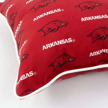Arkansas Razorbacks Outdoor Decorative Pillow
