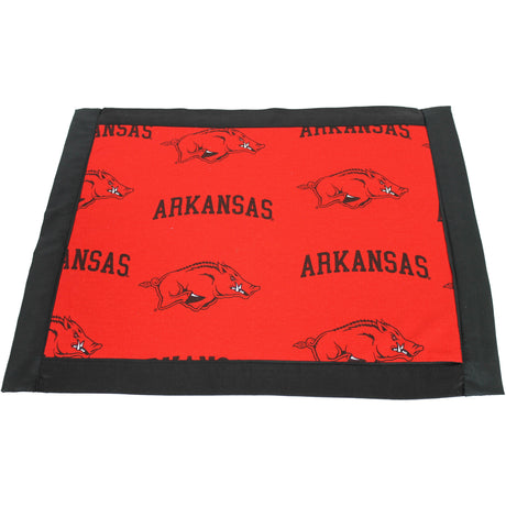 Arkansas Razorbacks Placemat, Set of 4 Cotton and Reusable Placemats