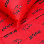 Arkansas Razorbacks Sheet Set