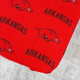 Arkansas Razorbacks Fitted Table Cover / Tablecloth:  3 Sizes Available