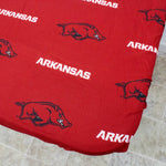 Arkansas Razorbacks Fitted Table Cover / Tablecloth:  3 Sizes Available