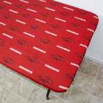 Arkansas Razorbacks Fitted Table Cover / Tablecloth:  3 Sizes Available