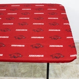 Arkansas Razorbacks Fitted Table Cover / Tablecloth:  3 Sizes Available