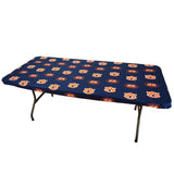 Auburn Tigers Fitted Table Cover / Tablecloth:  3 Sizes Available