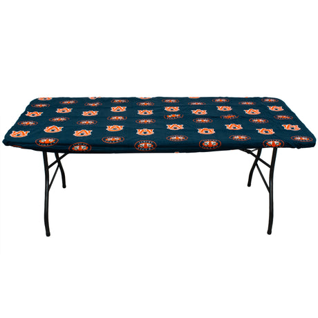 Auburn Tigers Fitted Table Cover / Tablecloth:  3 Sizes Available