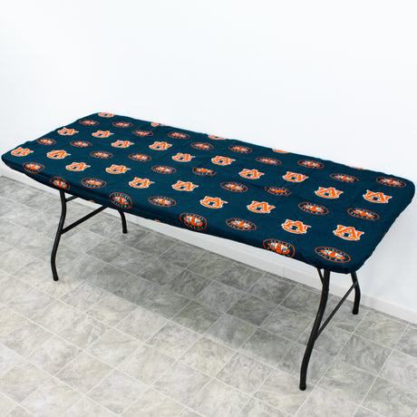 Auburn Tigers Fitted Table Cover / Tablecloth:  3 Sizes Available