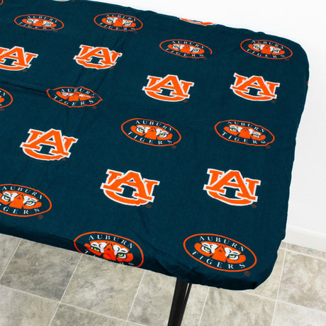 Auburn Tigers Fitted Table Cover / Tablecloth:  3 Sizes Available