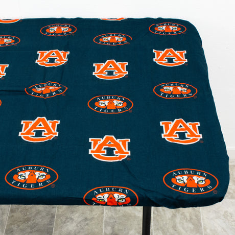 Auburn Tigers Fitted Table Cover / Tablecloth:  3 Sizes Available