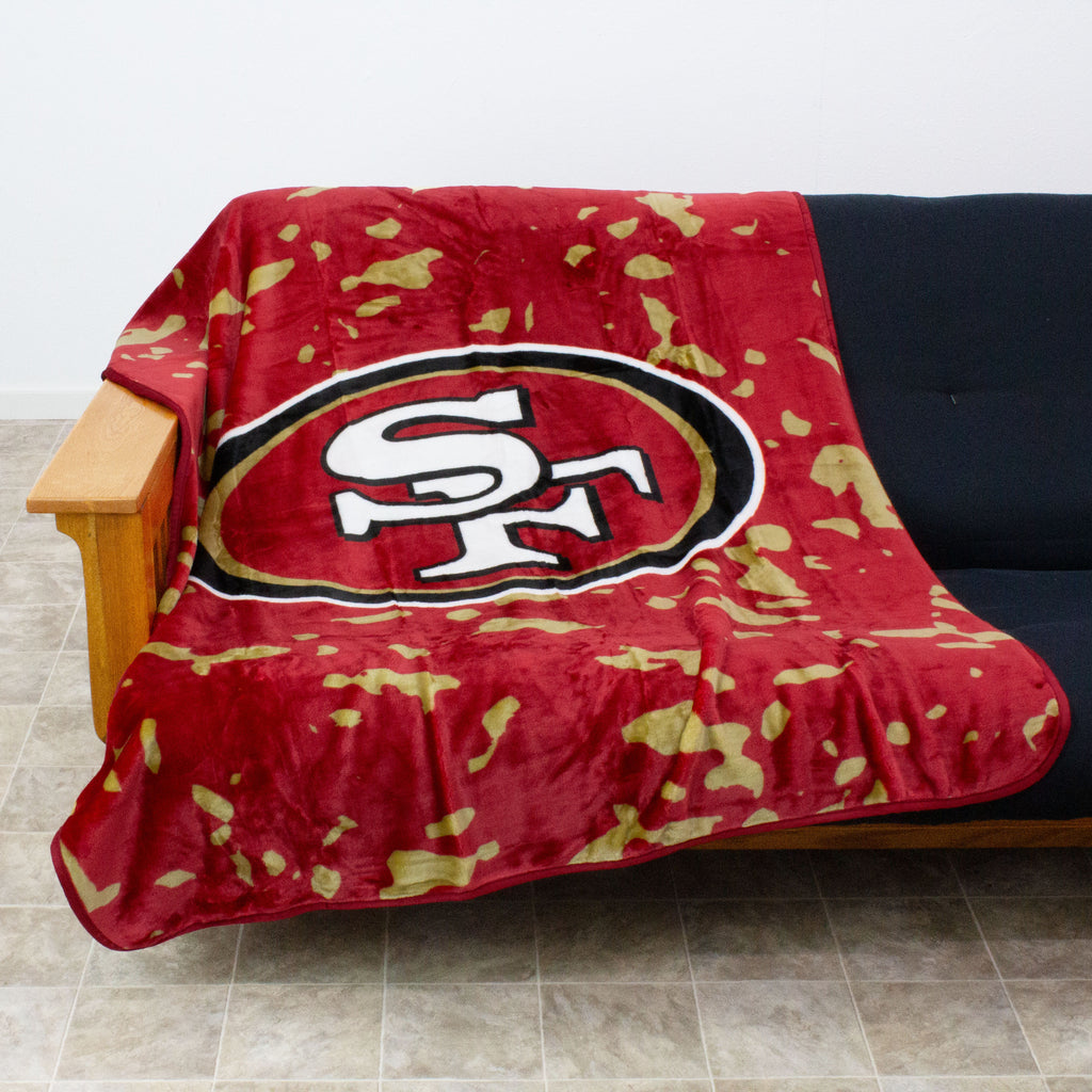 College Covers CCNFLTHSMSFR 50 x 60 in. NFL San Francisco 49ers Throw Blanket