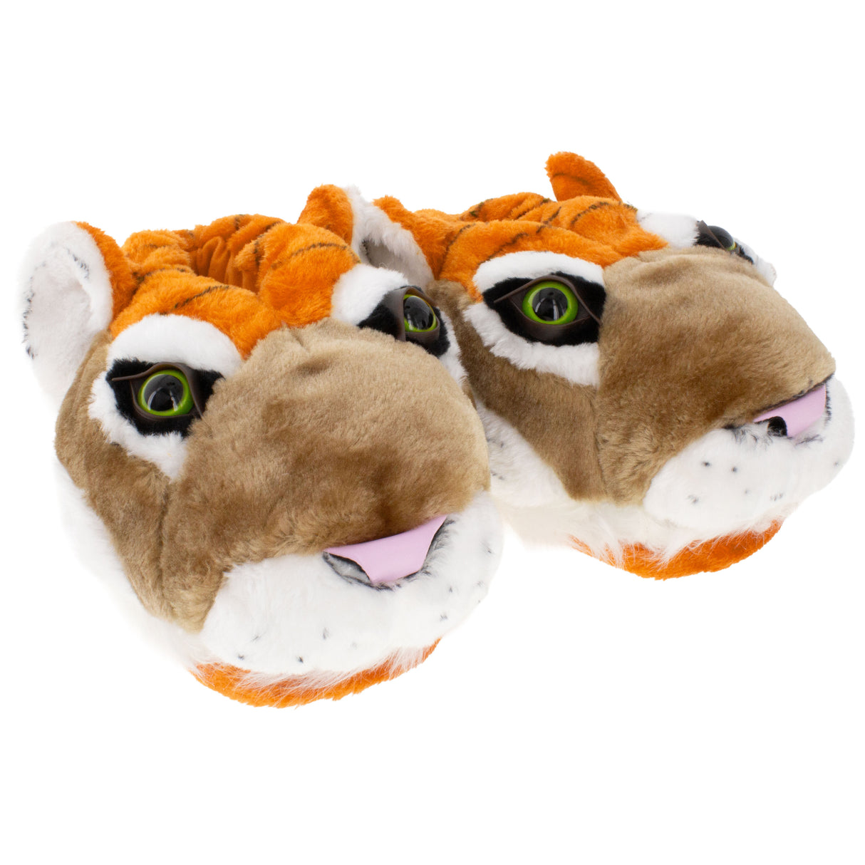Orange Tiger ComfyFeet Animal Slippers