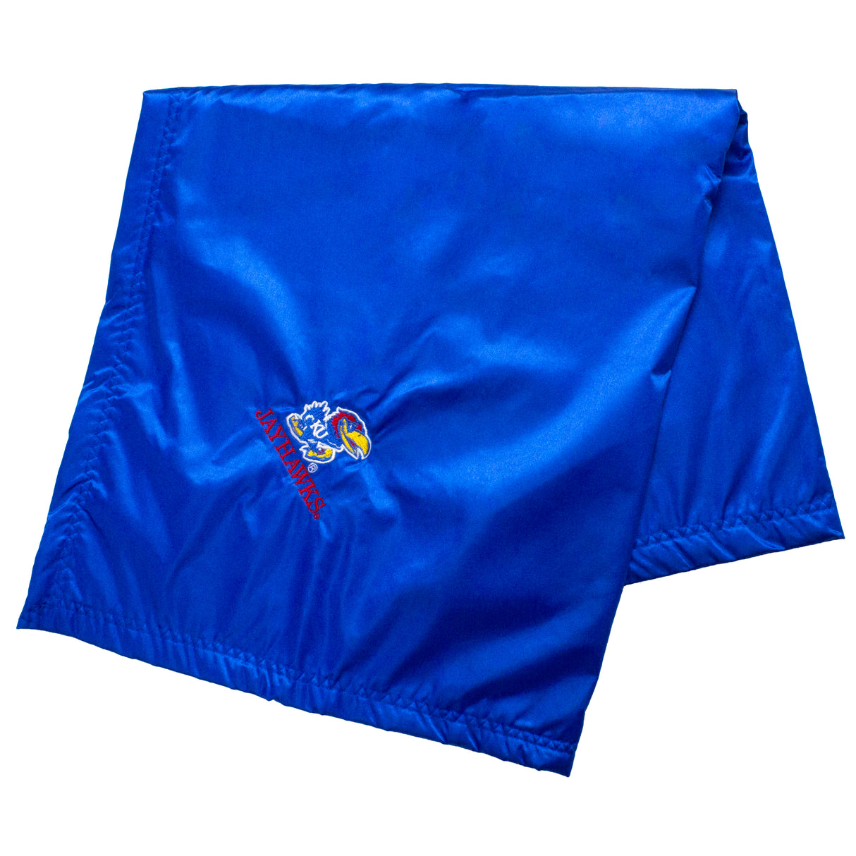 Kansas Jayhawks Silky and Super Soft Plush Baby Blanket, 28" x 28"