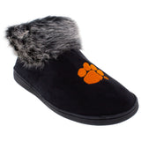 Clemson Tigers Faux Sheepskin Furry Top Slipper