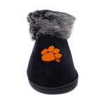 Clemson Tigers Faux Sheepskin Furry Top Slipper