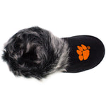 Clemson Tigers Faux Sheepskin Furry Top Slipper