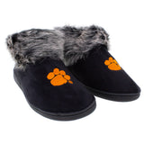 Clemson Tigers Faux Sheepskin Furry Top Slipper