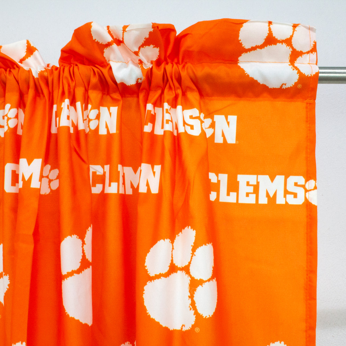 Clemson Tigers Curtain Panels - 63" or 84"