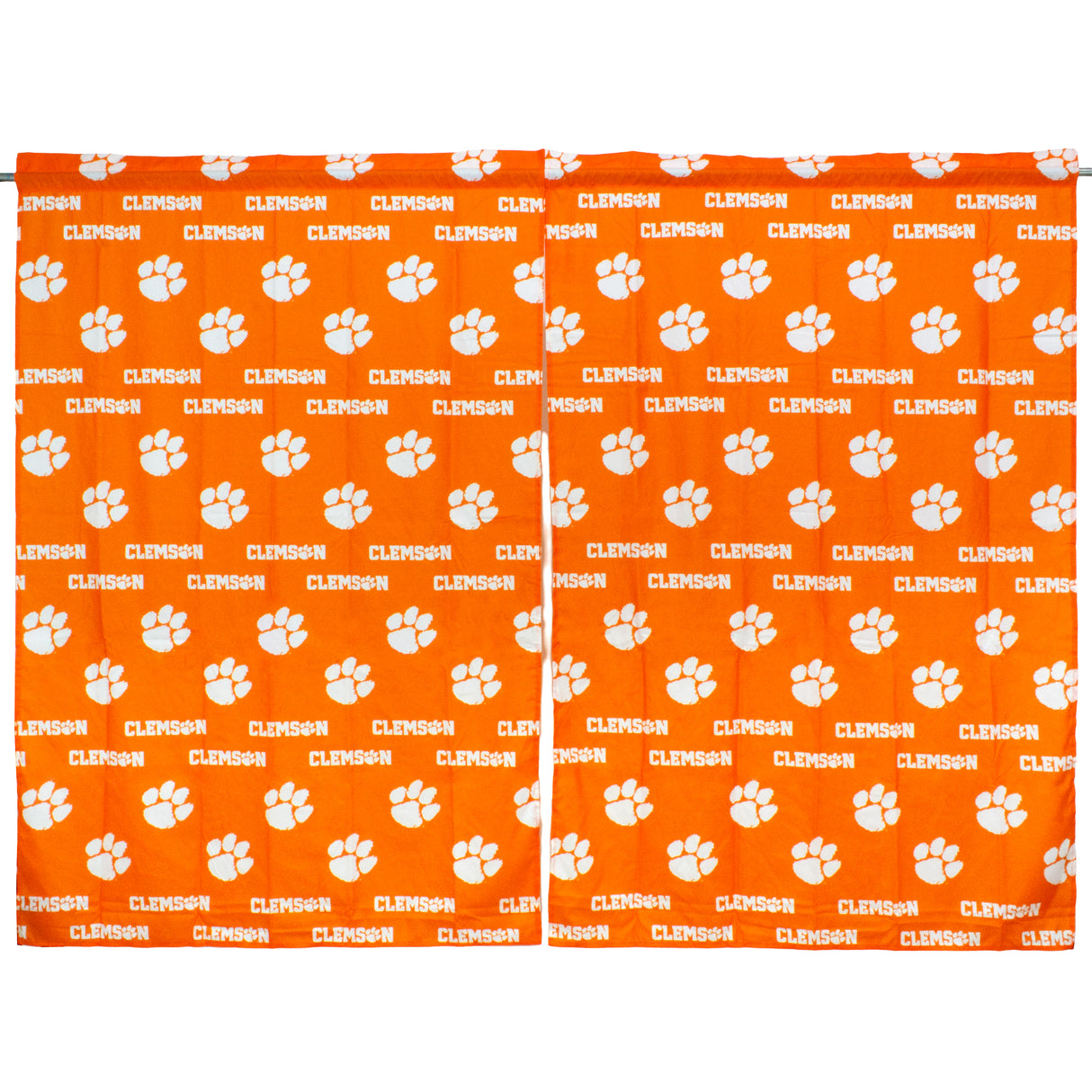 Clemson Tigers Curtain Panels - 63" or 84"