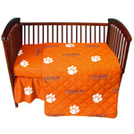 Clemson Tigers 4 piece Baby Crib Set