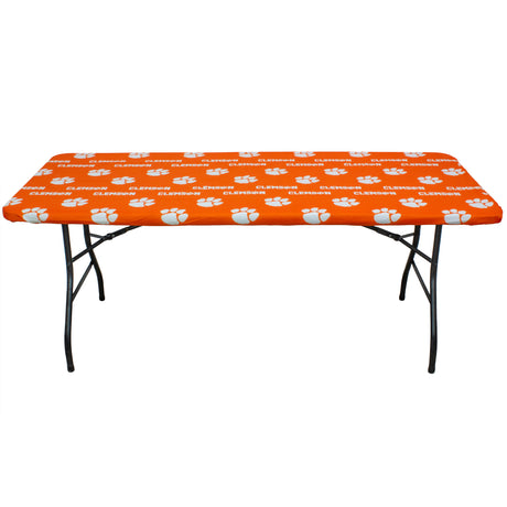 Clemson Tigers 6' Fitted Table Cover / Tablecloth