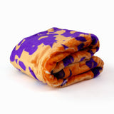 Clemson Tigers Plush Throw Blanket, Bedspread, 86" x 63"