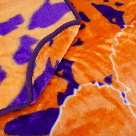 Clemson Tigers Huge Soft Plush Throw Blanket, 86" x 63"