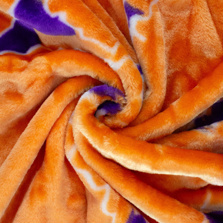 Clemson Tigers Huge Soft Plush Throw Blanket, 86" x 63"