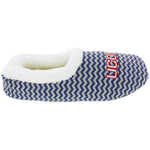 Connecticut Huskies Chevron Slip On Slippers