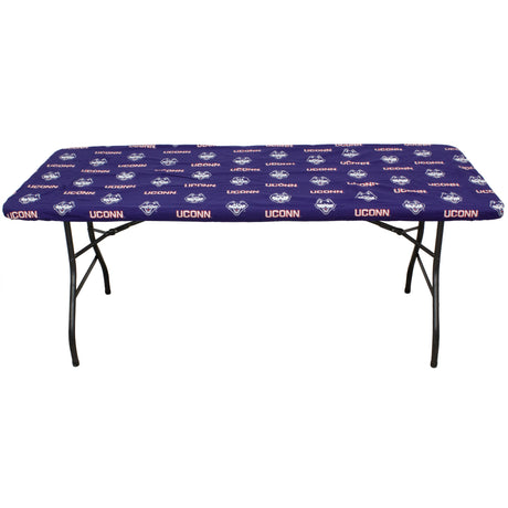Connecticut Huskies Fitted Table Cover / Tablecloth:  3 Sizes Available