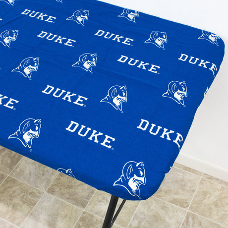Duke Blue Devils Fitted Table Cover / Tablecloth:  3 Sizes Available