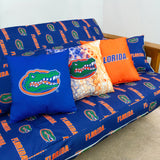 Florida Gators 2 Sided Decorative Pillow, 16" x 16", Made in the USA