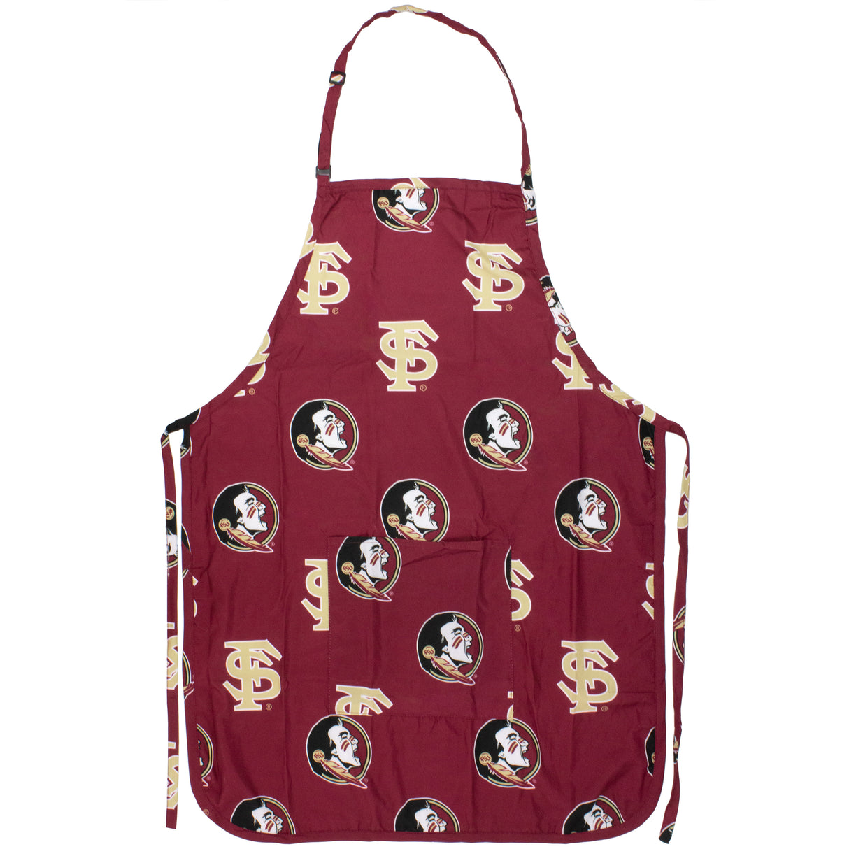 Florida State Seminoles Grilling Tailgating Apron with 9" Pocket, Adjustable