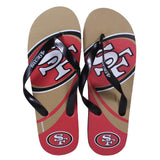 San Francisco 49ers FOCO Big Logo Flip Flops