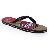 San Francisco 49ers FOCO Big Logo Flip Flops