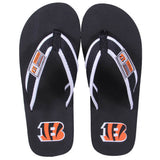 Cincinnati Bengals FOCO Contour Flip Flops Sandals