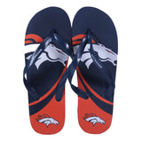 Denver Broncos FOCO Big Logo Flip Flops