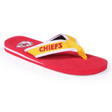 Kansas City Chiefs FOCO Contour Flip Flops Sandals