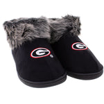 Georgia Bulldogs Faux Sheepskin Furry Top Slipper