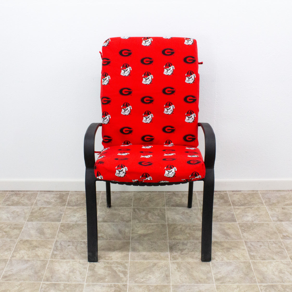 Georgia Bulldogs Two Piece Chair Cushion