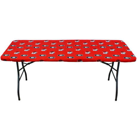 Georgia Bulldogs Fitted Table Cover / Tablecloth:  3 Sizes Available