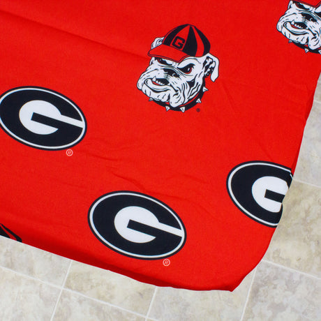 Georgia Bulldogs Fitted Table Cover / Tablecloth:  3 Sizes Available